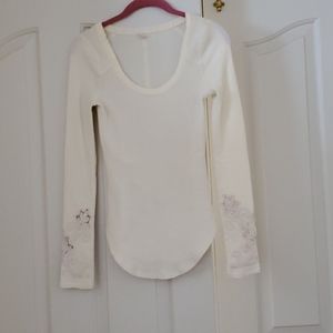 Free people long sleeve shirt